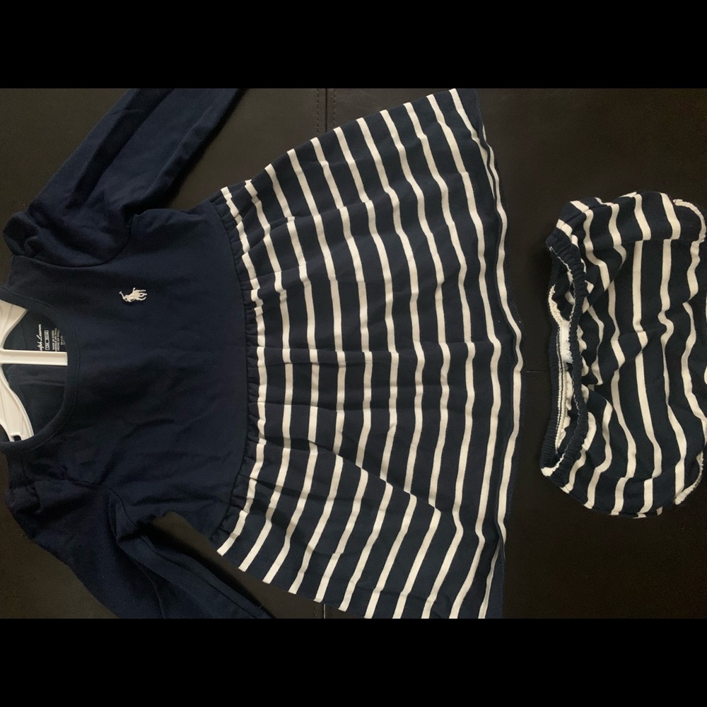 Polo dress with bottom